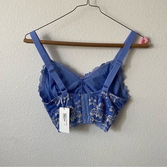 Savona Curvy Longline Bralette Cielo/Canvas - Picture 4 of 7